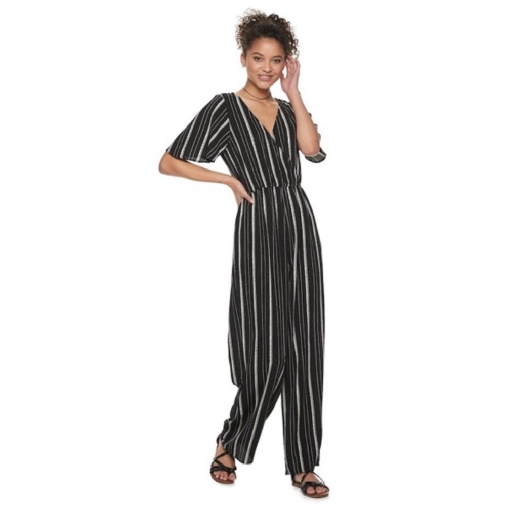 Speechless Short Sleeve Jumpsuit